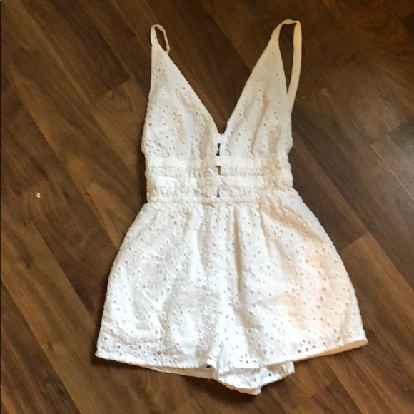 La Hearts Pants - White Romper!